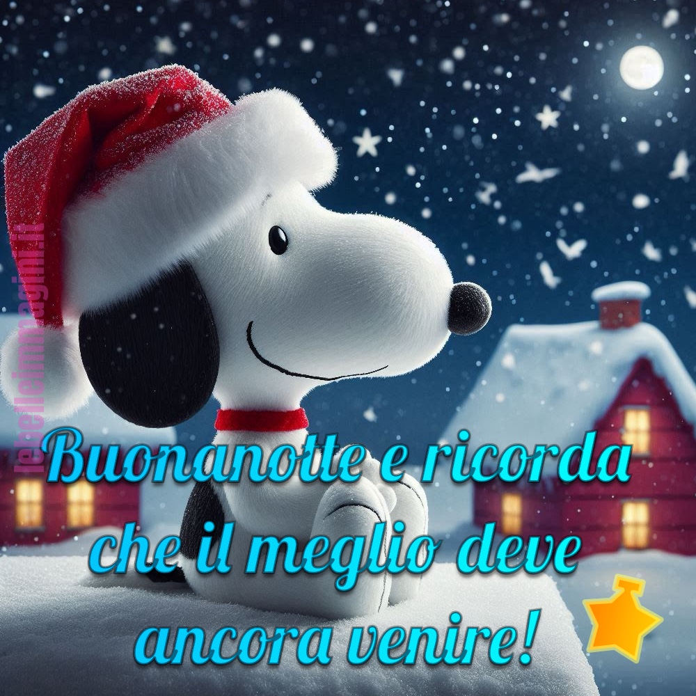 Buonanotte Snoopy e il Natale